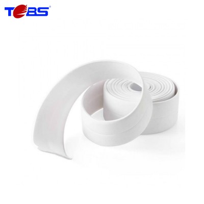 SGS PE-038 Adhesive Tape 38MM Width 100M/Roll PE Butyl Rubber Waterproof Tape Self Caulk Strip For Kitchen Bathroom